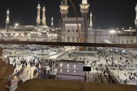 تدشين إطلالة البيت حيث الروحانية والضيافه السعودية