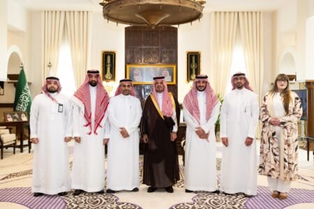 الأمير سعود بن مشعل يستقبل مدير الأكاديمية الوطنية للسيارات